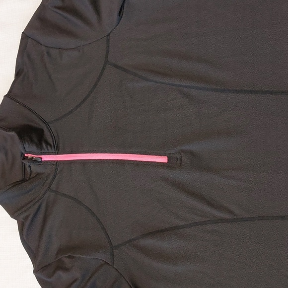 Marika Tek Half-Zip Activewear Yoga Jacket 1X NWT Black With Pink - Picture 6 of 12